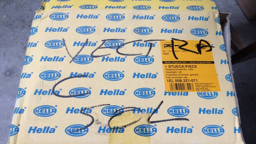 Opel Vectra C Sol Far Orjinal