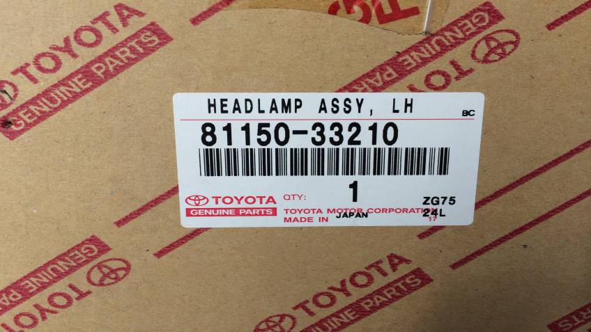 Toyota Sol Far Orjinal