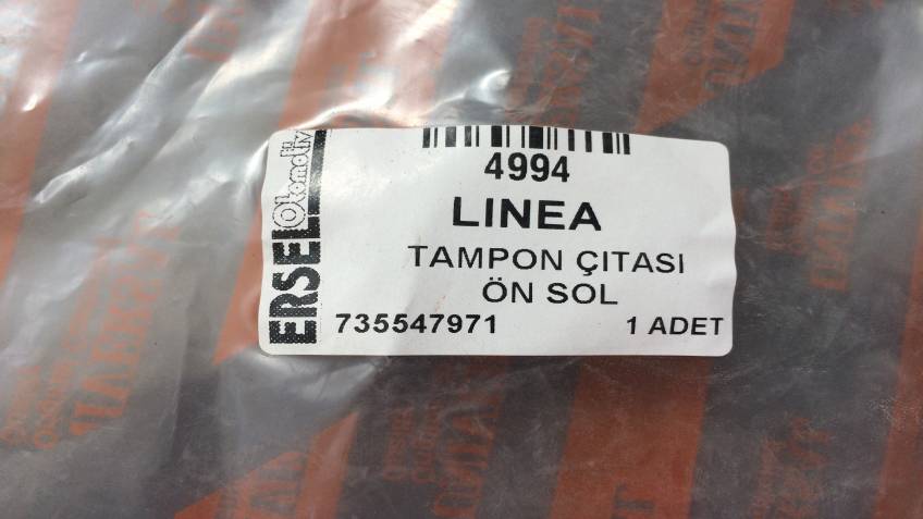 Fıat Linea 2013 Serisi Ön Sol Tampon Çıtası Yan Sanayi