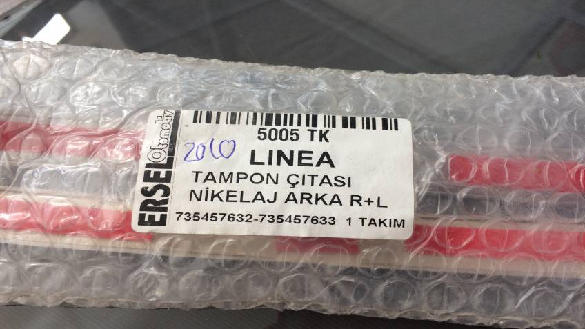 Fıat Linea Tampon Çıt.2010 Serisi Nklj Arka Yan San R-L